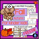 Fall Math And Language Freebies.