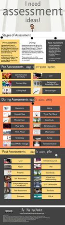 I need Assessment Ideas.