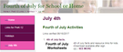 July 4th Resources., Teacher Idea