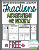 Fractions Assessment., Teacher Idea