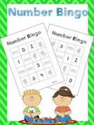 number bingo numbers 0 5 teacher idea
