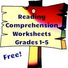 Free Reading Comprehension Worksheets Gr. (1-5)., Teacher Idea