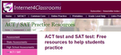 ACT / SAT Practice Resources., Teacher Idea