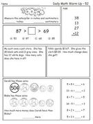 Second Grade Math Review., Teacher Idea