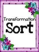 Transformation Sort., Teacher Idea