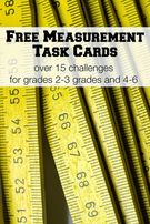 FREE Measurement Task Cards., Teacher Idea