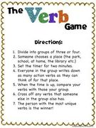 The Verb Game.