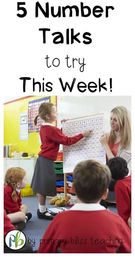 5 Number Talk Ideas To Try This Week., Teacher Idea