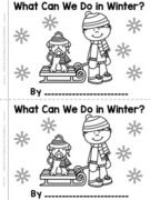 Winter Read & Write High Frequency / Sight Word Mini-book.