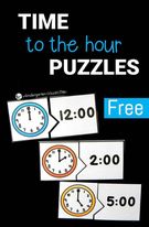 Time Hour Puzzles., Teacher Idea