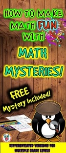 How Make Math Fun Math Mysteries!, Teacher Idea