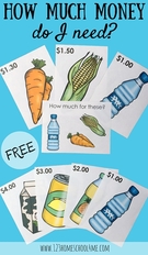 Grocery Task Cards Money Games., Teacher Idea