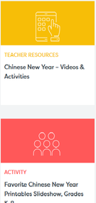 Chinese New Year Teacher Resources., Teacher Idea