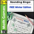 Winter Edition Rounding BINGO., Teacher Idea