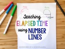 Teaching Elapsed Time Number Line., Teacher Idea