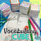 Vocabulary Cube., Teacher Idea
