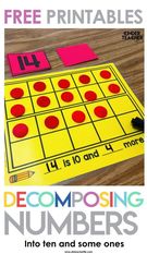 Decomposing Teen Numbers.