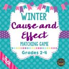 Winter Cause and Effect Matching Game.