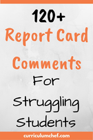 maths strength and weakness comments for report cards