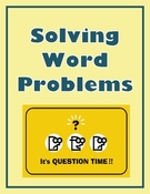 Solving Word Problems: Math Posters and Graphic Organizer.