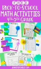 Free Back to School Math Activities.