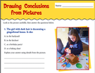 Drawing Conclusions From Pictures., Teacher Idea