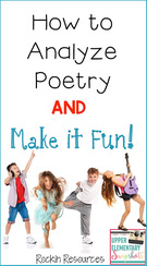 How Analyze Poetry Make It Fun!, Teacher Idea