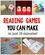 10 DIY Reading games for kids.