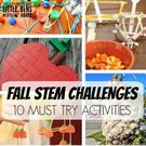 10 Must Try Fall Science Activities and STEM Challenges for Kids.