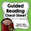 Guided Reading Freebie for Grades 1-5 Cheat Sheet.