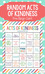 Random Acts of Kindness for Kids with Free Bingo Card.