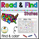 U.S. Geography Find the States Activity.