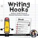 Writing Hooks Anchor Chart., Teacher Idea