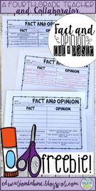 Fact and Opinion Cut and Paste.
