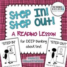 Step In! Step Out! {A Reading Lesson DEEP Thinking}., Teache