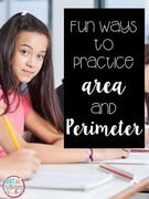 Fun Ways Practice Area & Perimeter., Teacher Idea