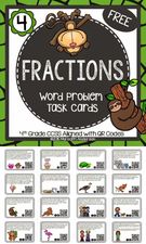 Fractions Task Cards., Teacher Idea
