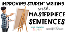 Masterpiece Sentences Flip Book., Teacher Idea