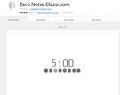 Zero Noise Classroom Offers a Timer & Noise Meter.