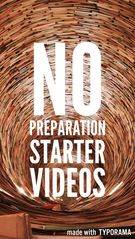 No Prep Starter Videos., Teacher Idea