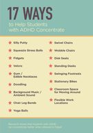 17 Ways Help Students With ADHD Concentrate., Teacher Idea