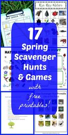 17 Spring Scavenger Hunt Ideas & Games.