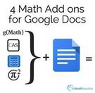 4 Math Add ons for Google Docs.